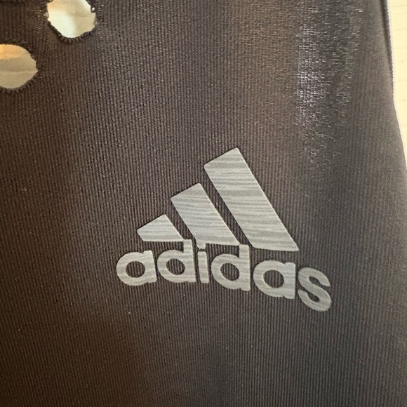 Adidas “PrimeBlue” Black Athletic Tank Top women’s size medium - Picture 3 of 8